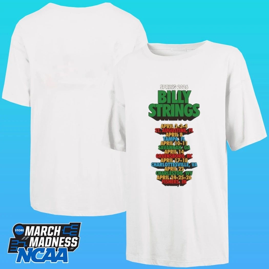 Billy Strings Spring 2026 Funky Text Shirt