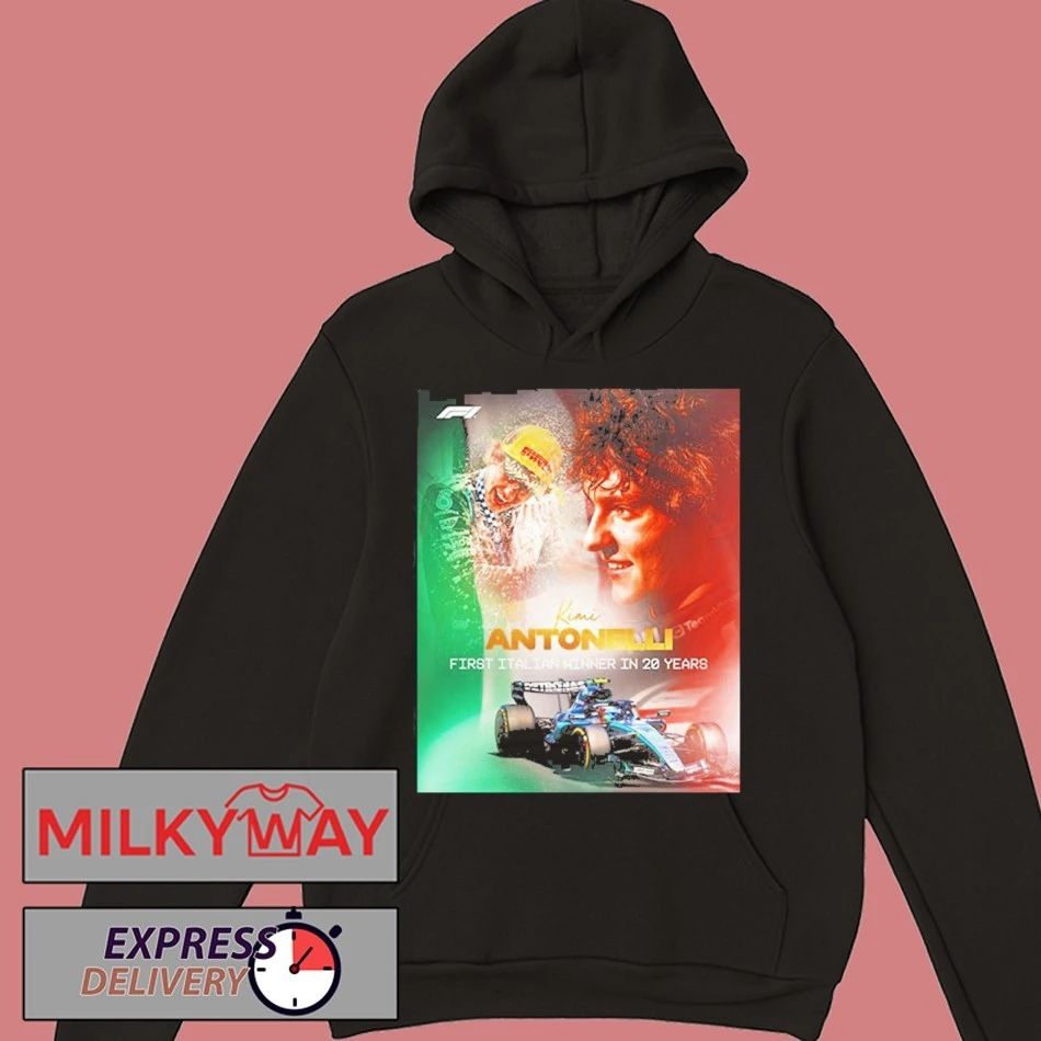 F1 Kimi Antonelli First Italian Winner In Chinese Grand Prix 2026 shirt