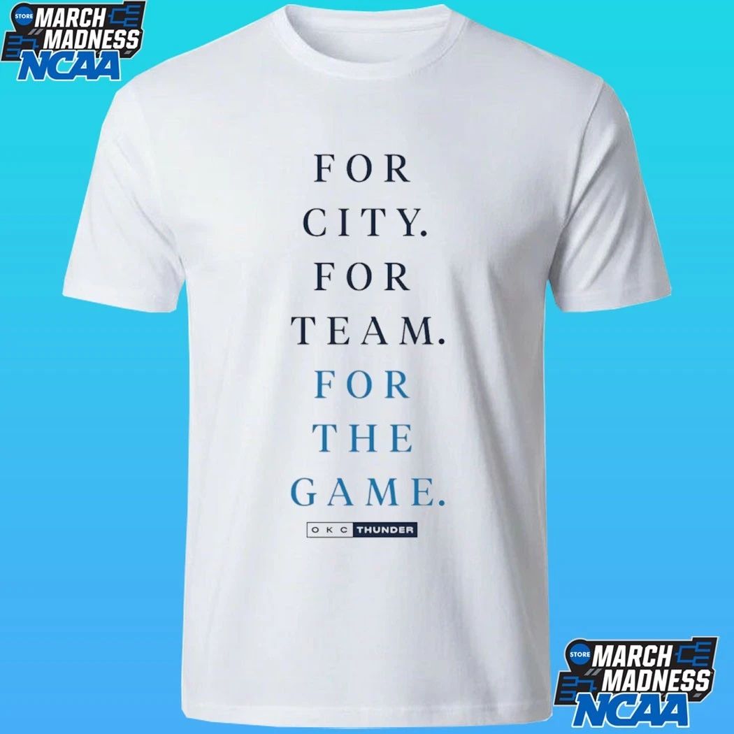 Okc Thunder Iog 2026 Playoffs For The Game Shirt