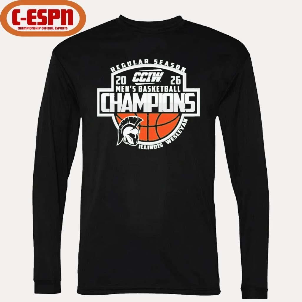 Illinois Wesleyan University Men’s Basketball CCIW Regular Season Champions Shirt