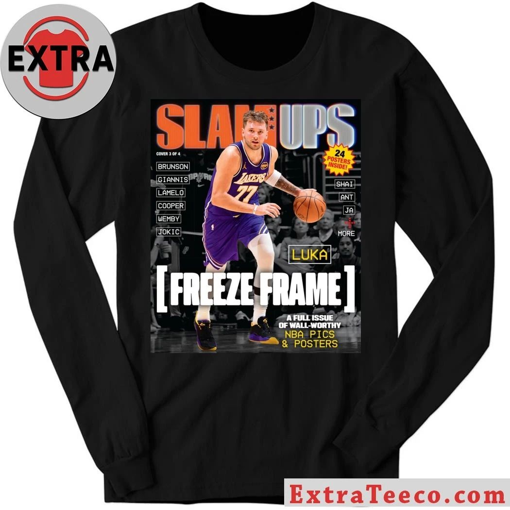 Original SLAMUPS NBA Luka Dončić in Los Angeles Lakers shirt