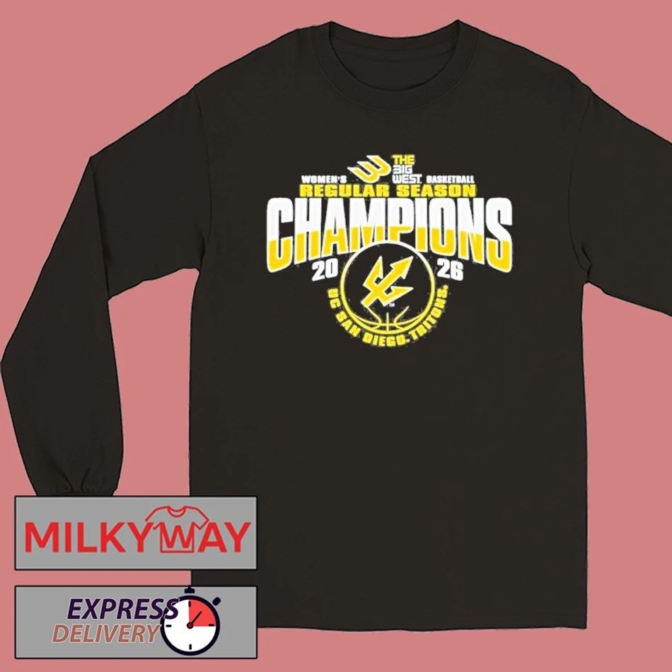Uc San Diego Tritons The Big West Womens Basketball Regular Season Champions 2026 Shirt