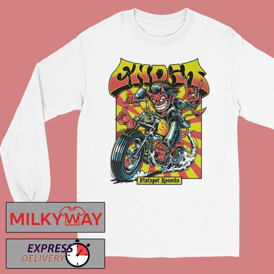 End It Baltimore 2025 Flatspot Records Devil Moto Shirt