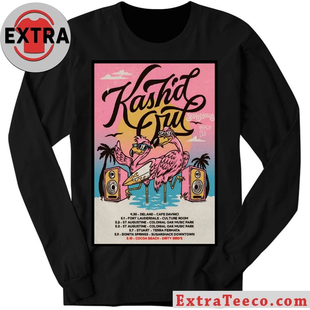 Kash’d Out Beach Fly Tour 2026 Poster Shirt