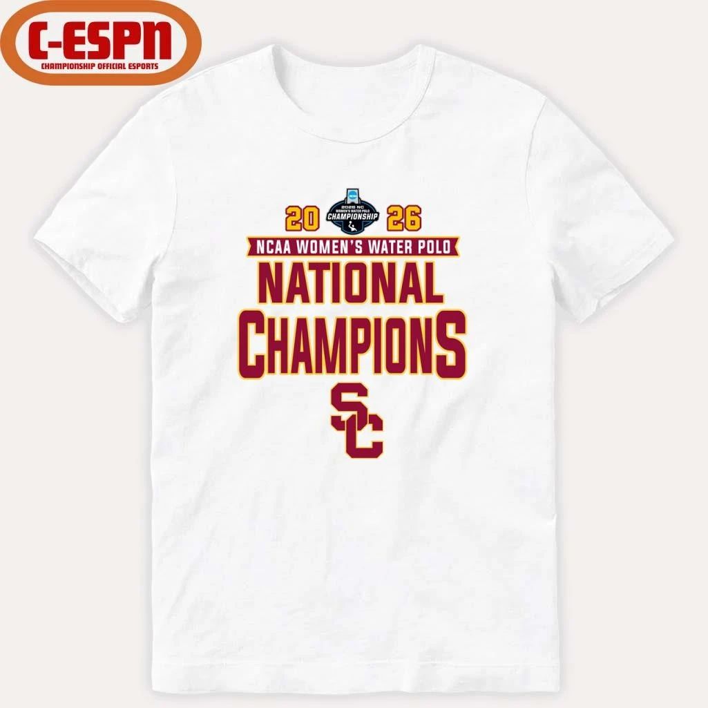 USC Trojans Women’s Water Polo 2026 NCAA National Champions Shirt