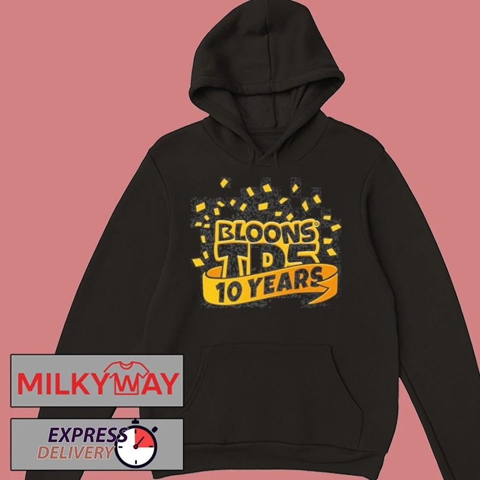 Bloons TD 5 10 Years Ninja Kiwi Games Shirt