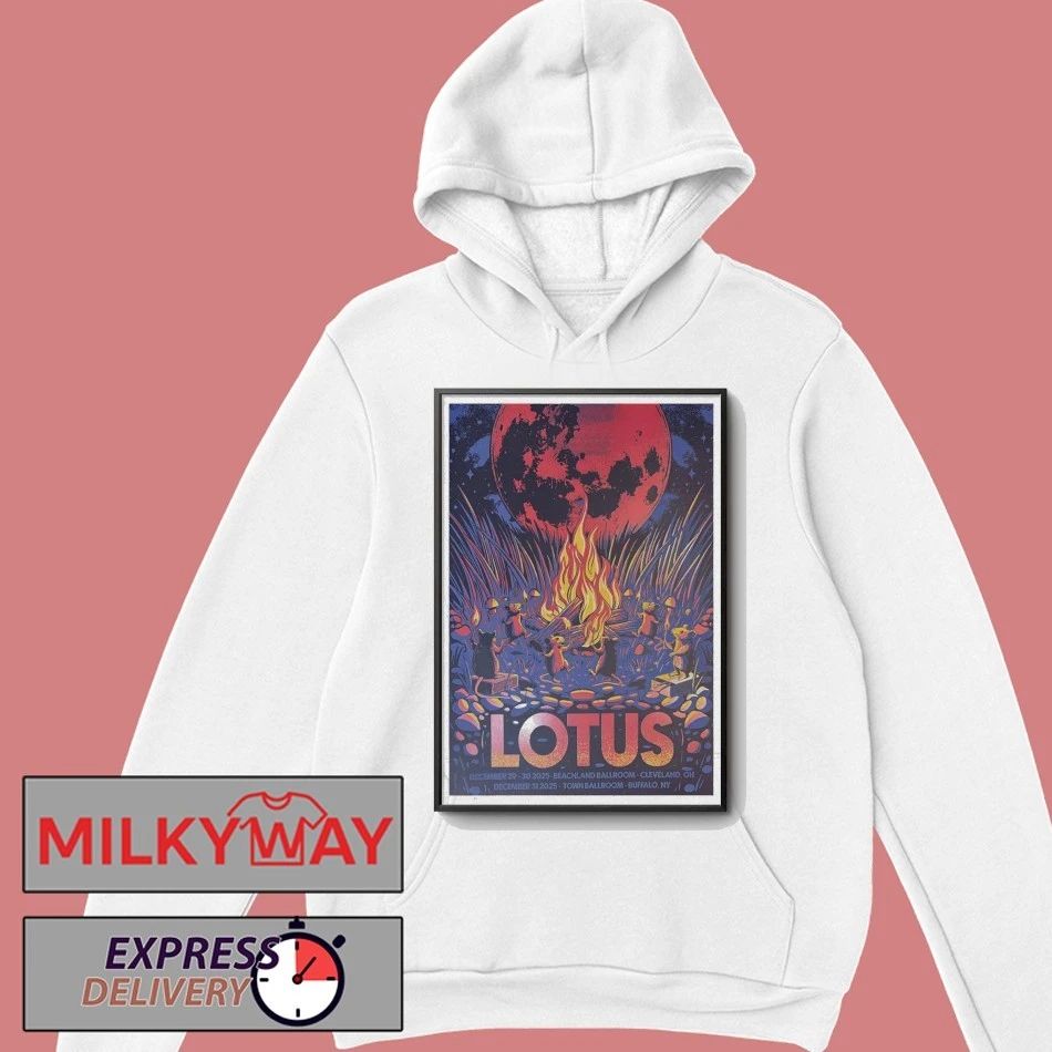 Lotus NYE Tour December 29-31 2025 Poster shirt
