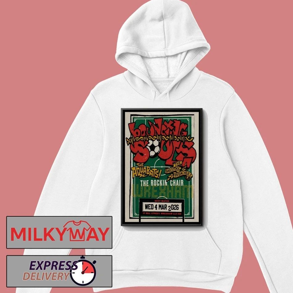 The Bouncing Souls Wrexham UK March 4 2026 Poster shirt