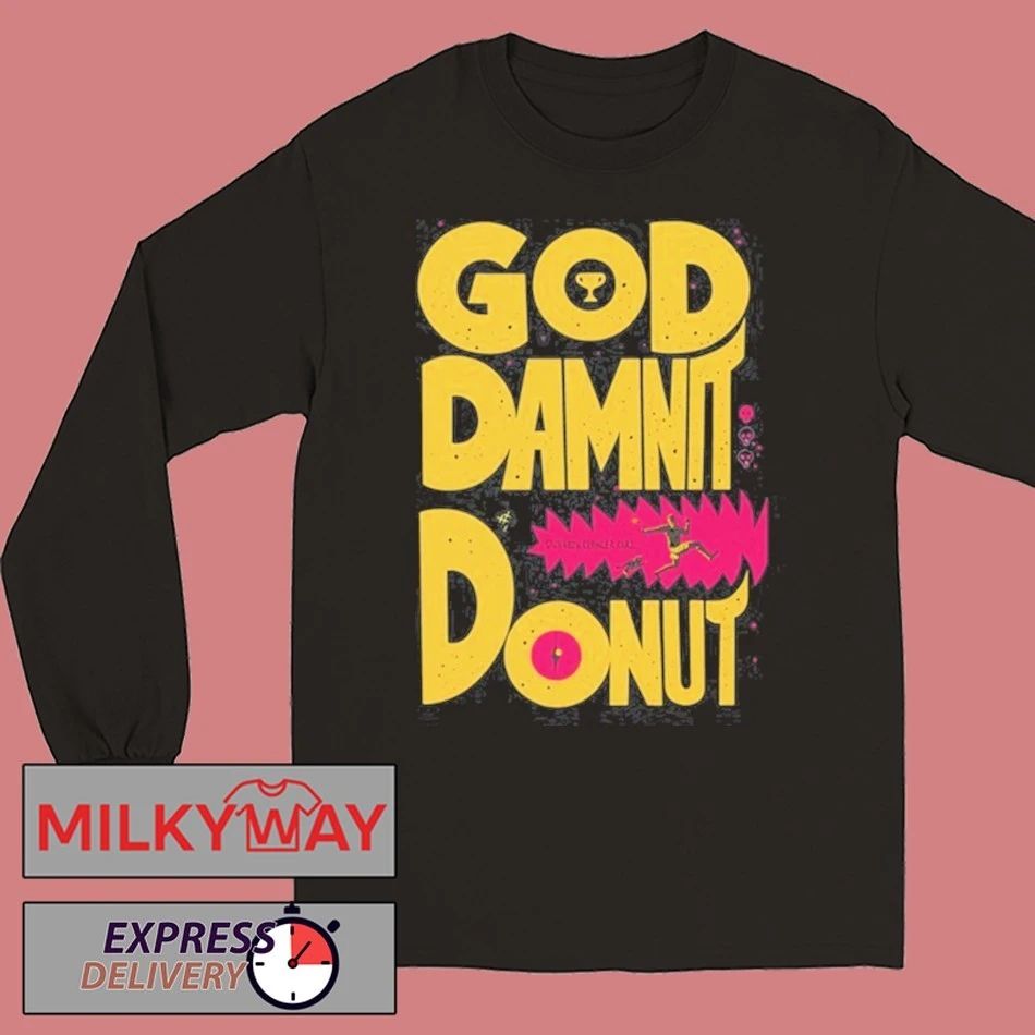 Dungeon Crawler Carl God Damnit Donut T-Shirt