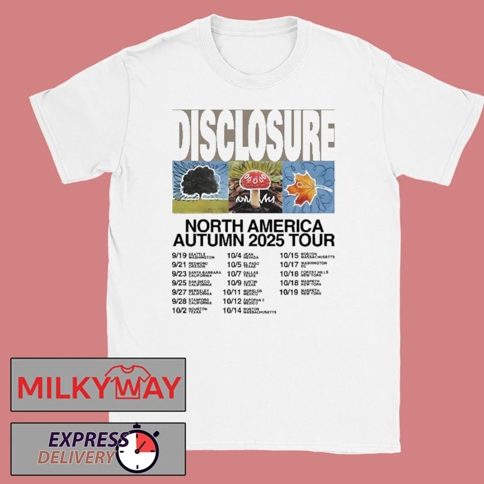 Disclosure Fall 2025 North America Tour 2025 Shirt
