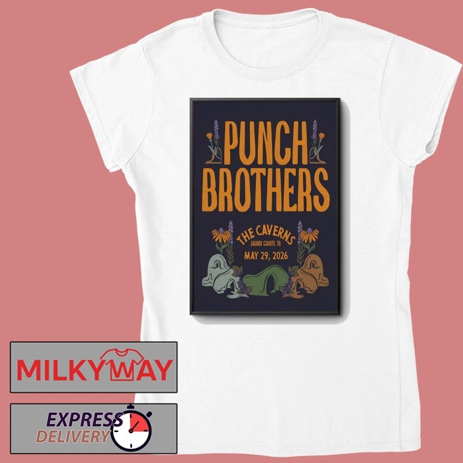 Punch Brothers May 29 2026 The Caverns Pelham TN Poster shirt
