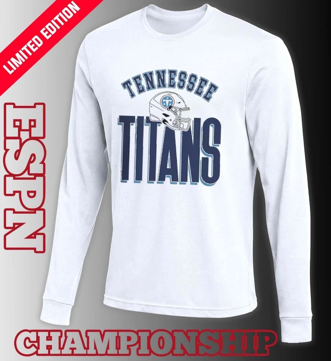 Tennessee Titans Helmet Fierce Focus T-Shirt