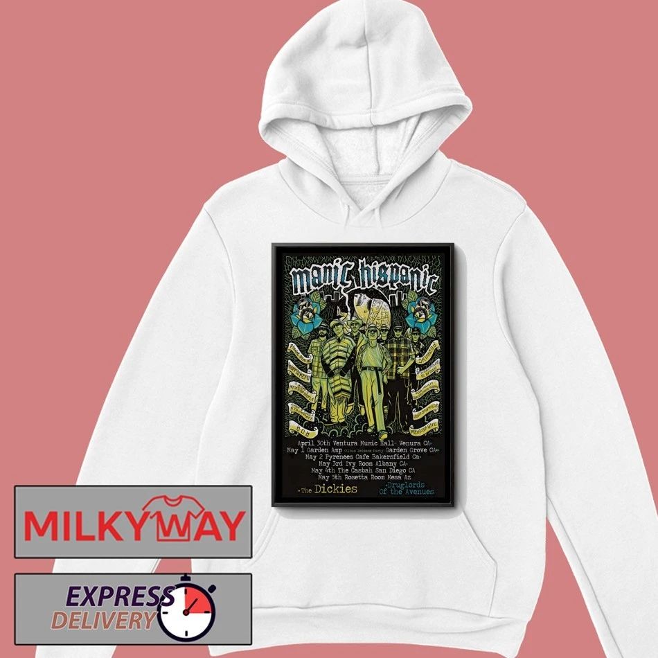 Manic Hispanic American 2026 Tour Poster shirt