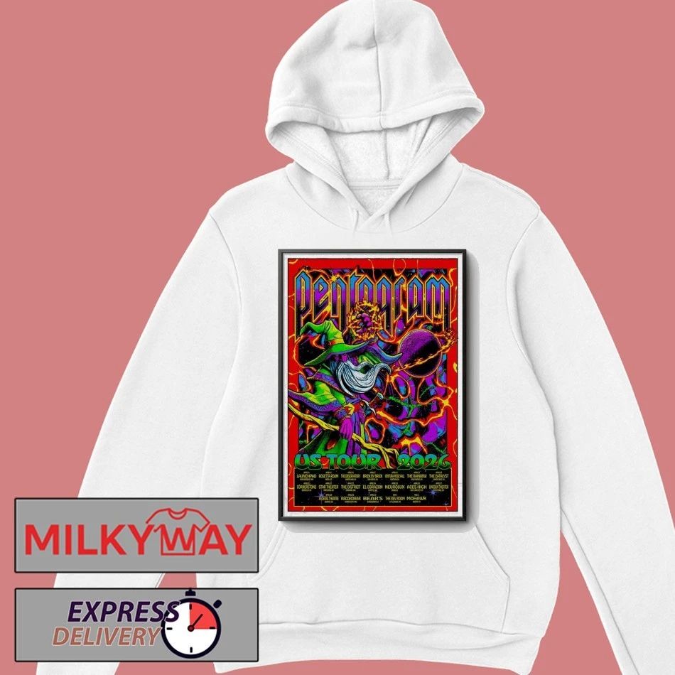 Pentagram US Tour 2026 Poster shirt