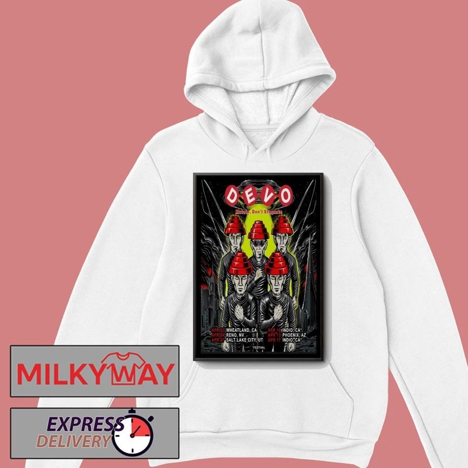 Devo April 2026 Tour Poster shirt