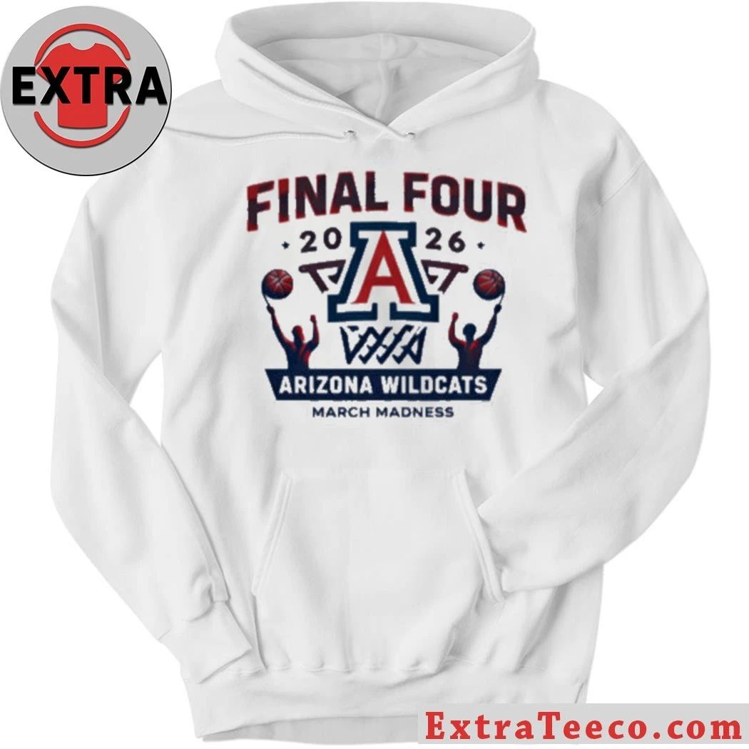 Original Arizona Wildcats Final Four 2026 Basketball Logo T-Shirt – Top-Rated Gift for College Basketball Lovers