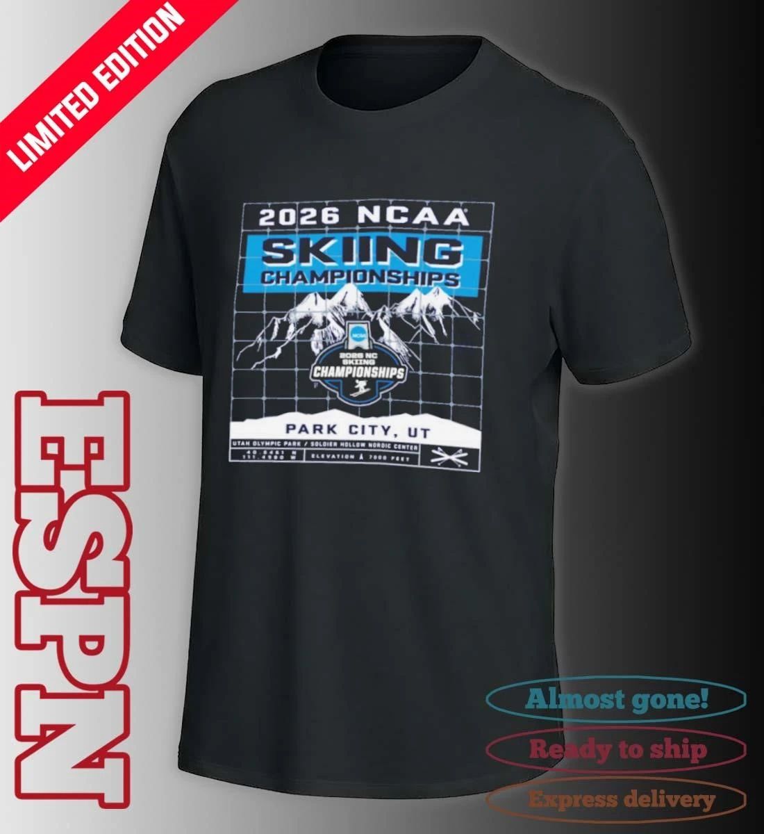 2026 NCAA Skiing Championships – Park City, UT T-Shirt