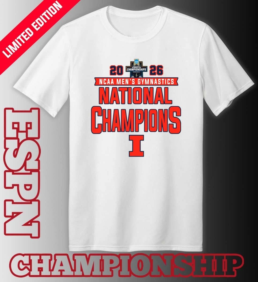 Illinois Fighting Illini 2026 NCAA Men’s Gymnastics National Champions Shirt