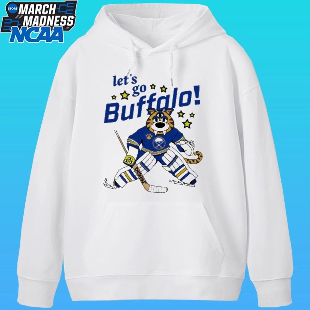 Buffalo Sabres Let’s Go X Just Dishin’ Youth Sabretooth Goalie Shirt