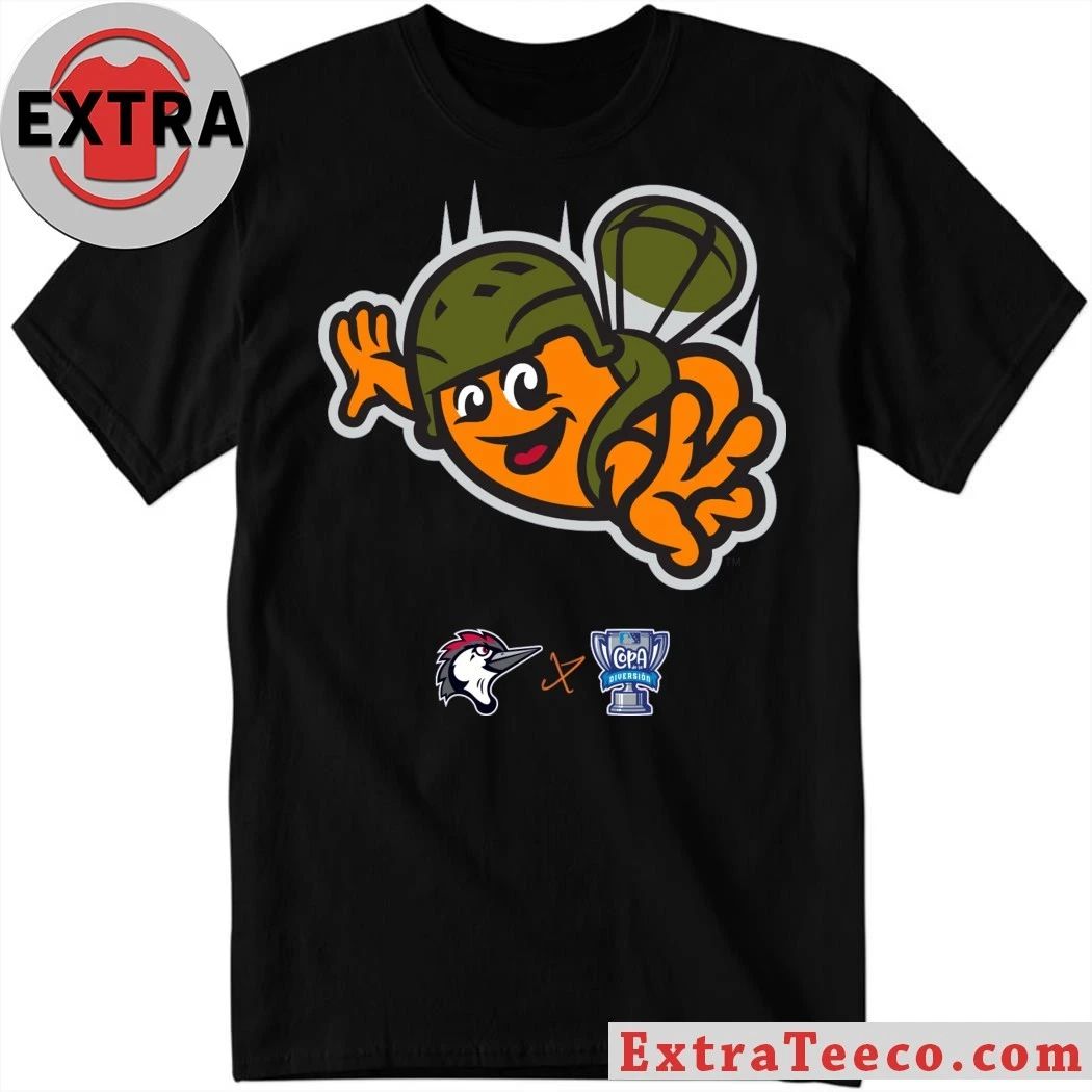 Frijoles Salterines de Fayetteville of the Minor League baseball team Fayetteville Woodpeckers Shirt