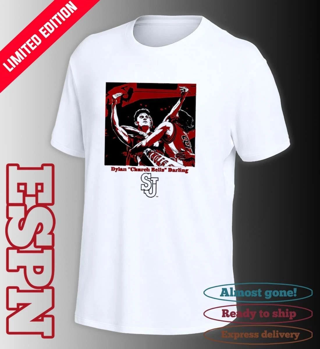 St. John’s Men’s Basketball Dylan Church Bells Darling Shirt