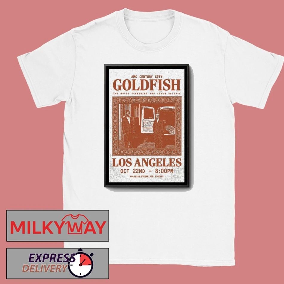 Goldfish October 22 2025 Los Angeles,California Poster shirt
