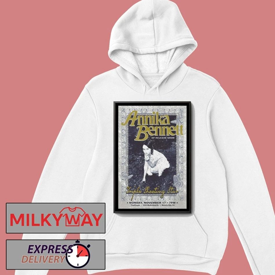 Annika Bennett Beverly Hills, CA Nov 17 2025 Poster shirt