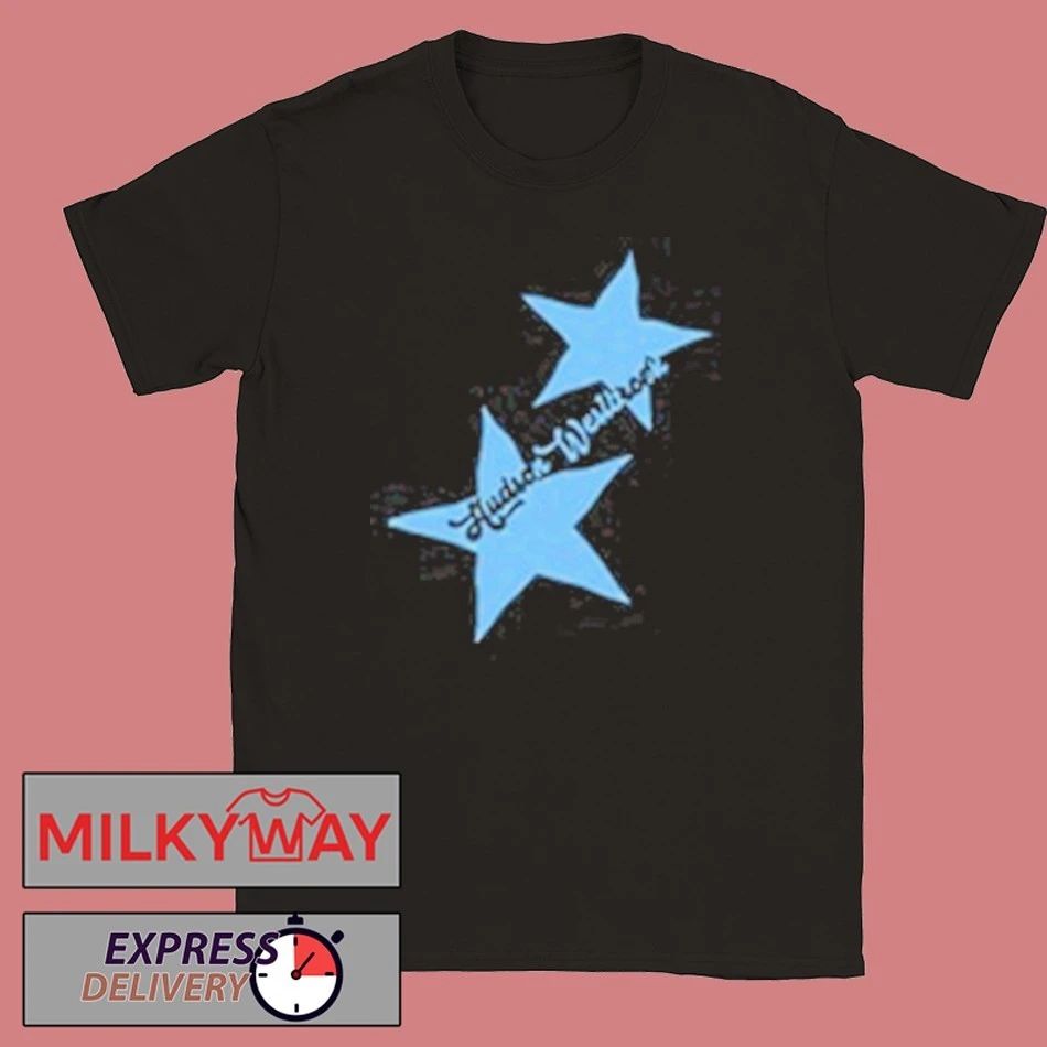 Hudson Westbrook Blue Star Black Comfort Colors shirt