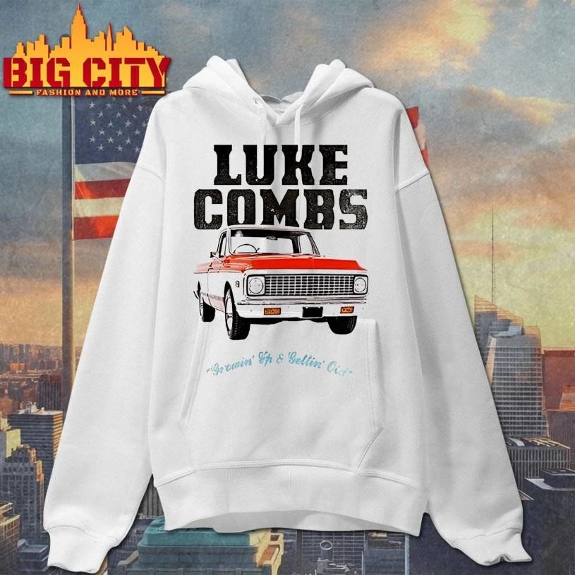 Luke Combs Truck Photo Vintage Retro Shirt