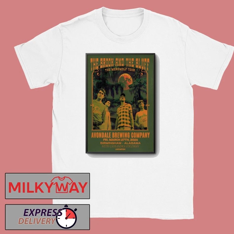The Brook And The Bluff Tour Birmingham AL Mar 27 2026 Poster shirt