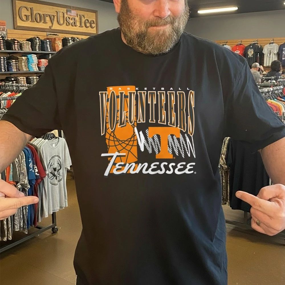 Tennessee Volunteers Men’s Basketball Graphic Tri-Blend T-Shirt