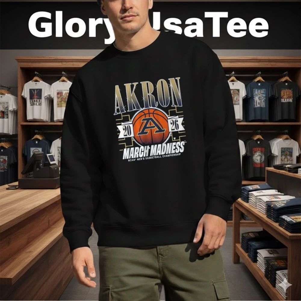 Akron Zips MBB 2026 March Madness NCAA Men’s Basketball Championship Shirt