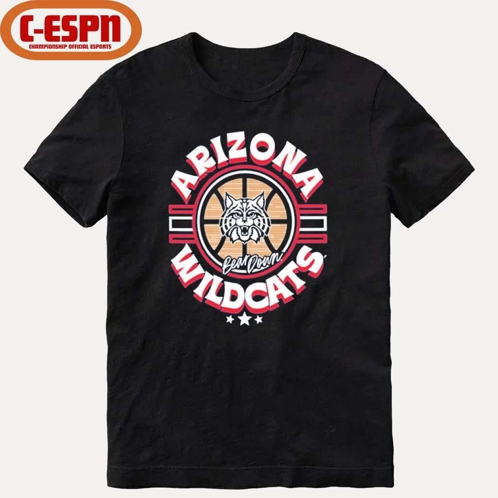 Arizona Wildcats Basketball Court Ball Shirt