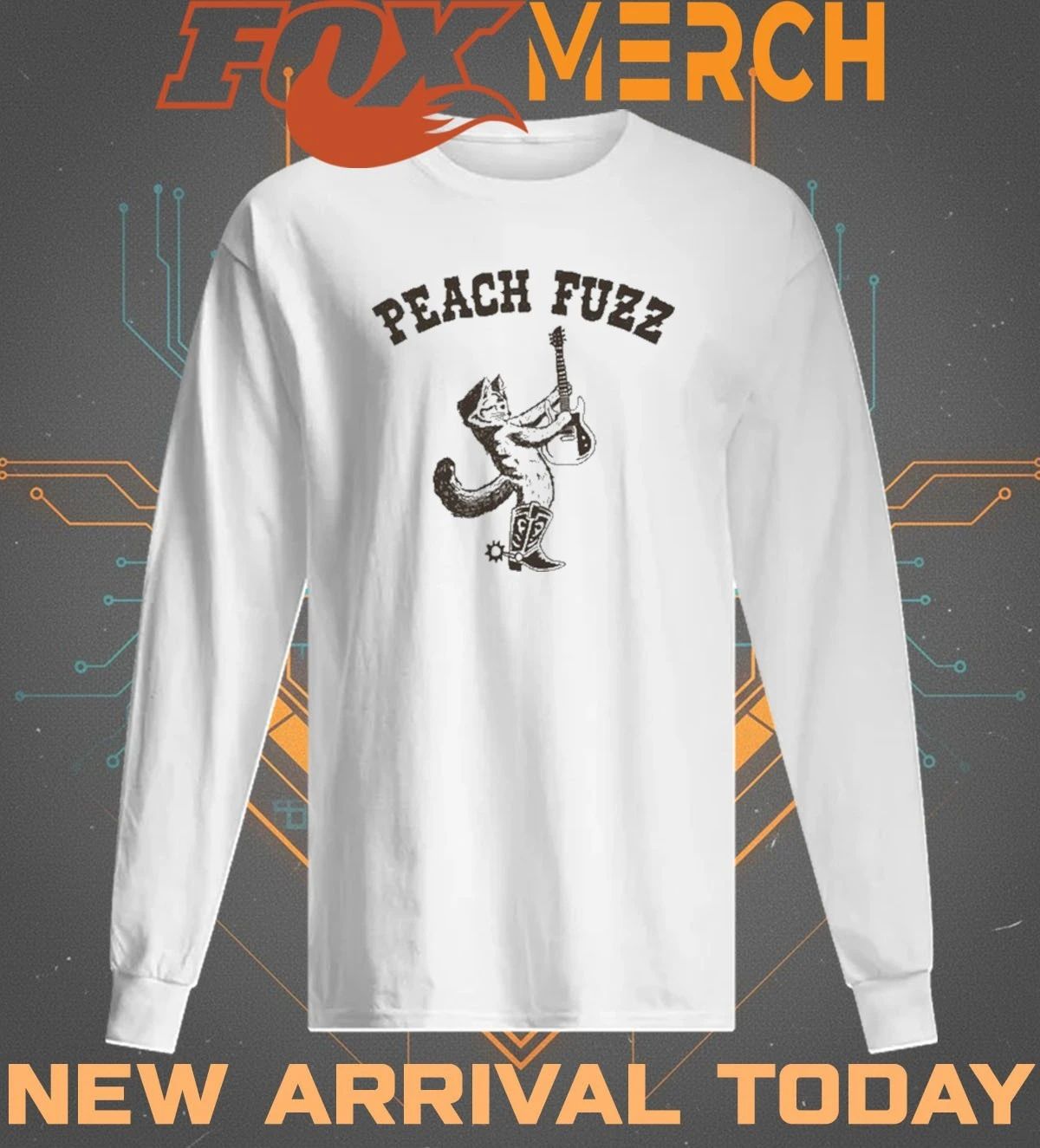 Peach Fuzz Cowboy cat t-shirt