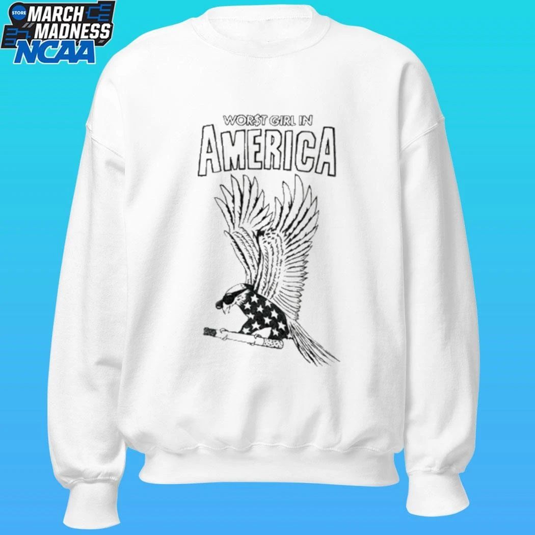 Slayyyter Wgia$ Eagle Worst Girl In America Shirt