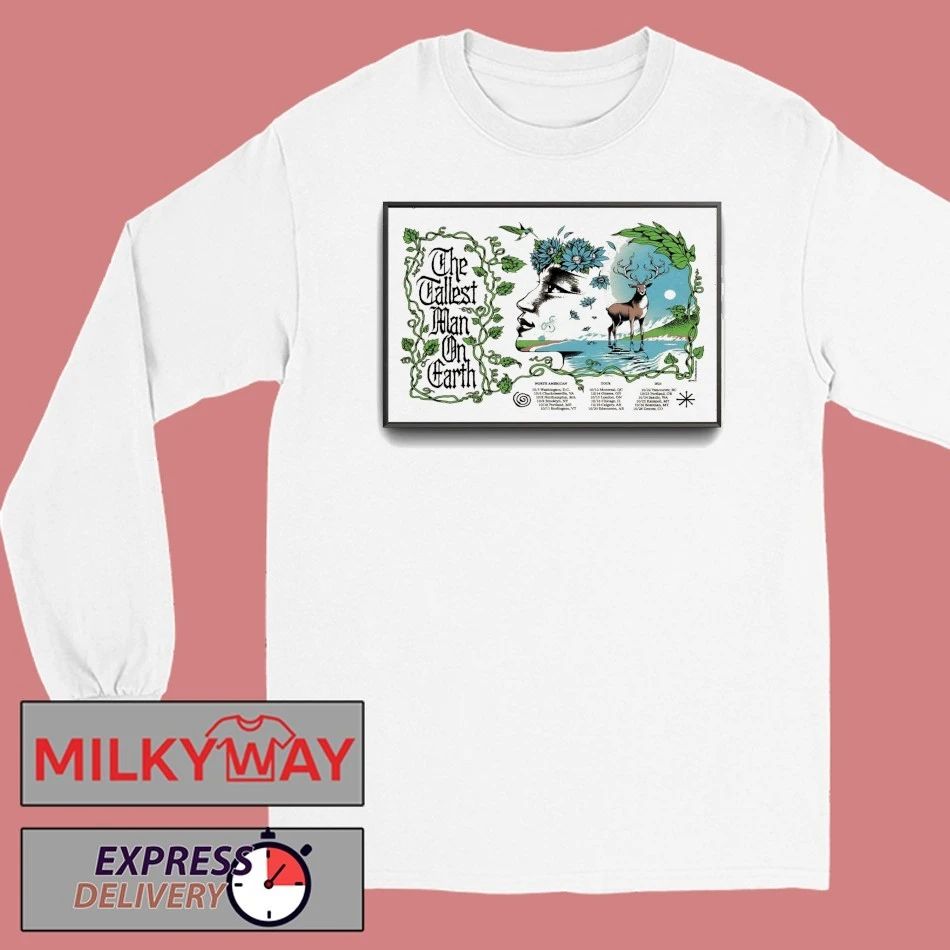 The Tallest Man On Earth North American 2025 Shows Poster shirt