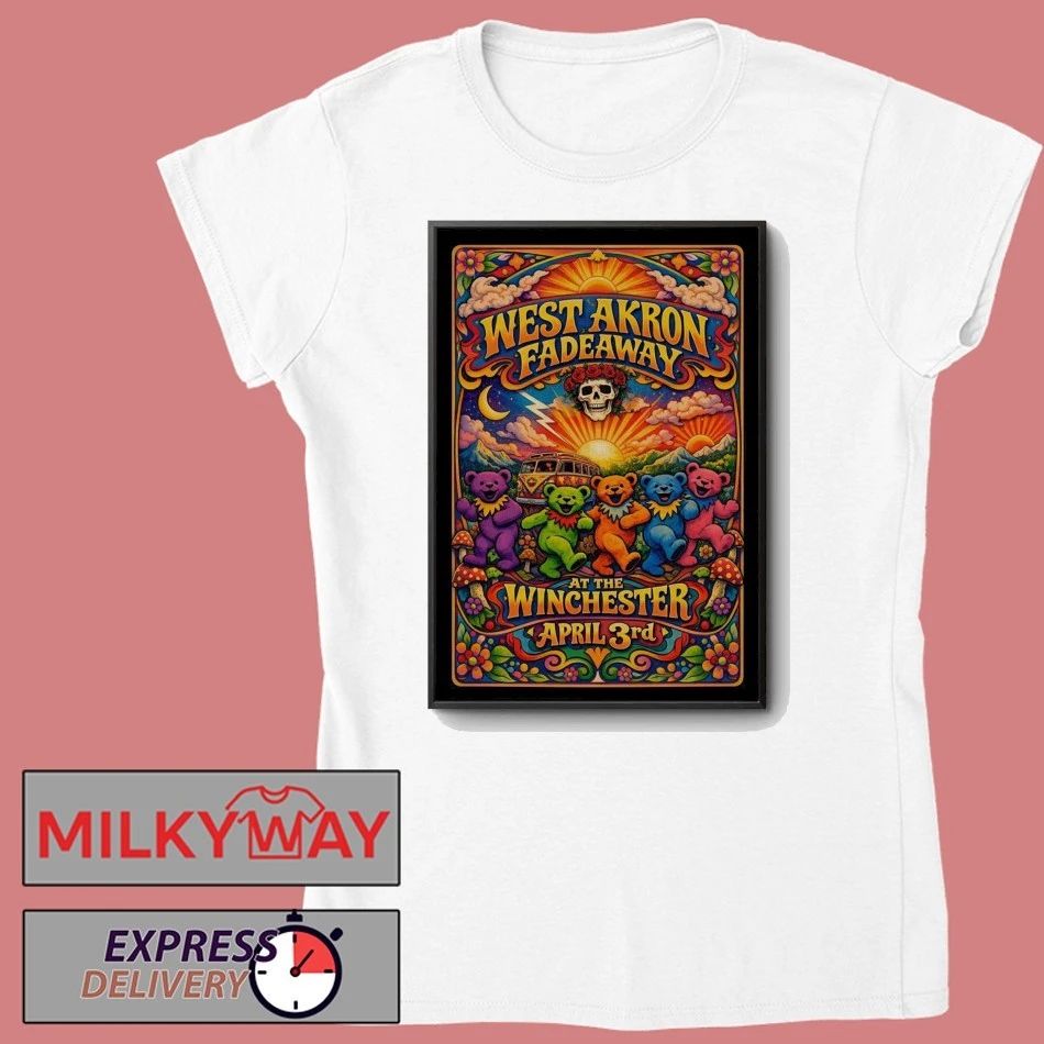 West Akron Fadeaway 4 3 2026 Lakewood OH Poster shirt