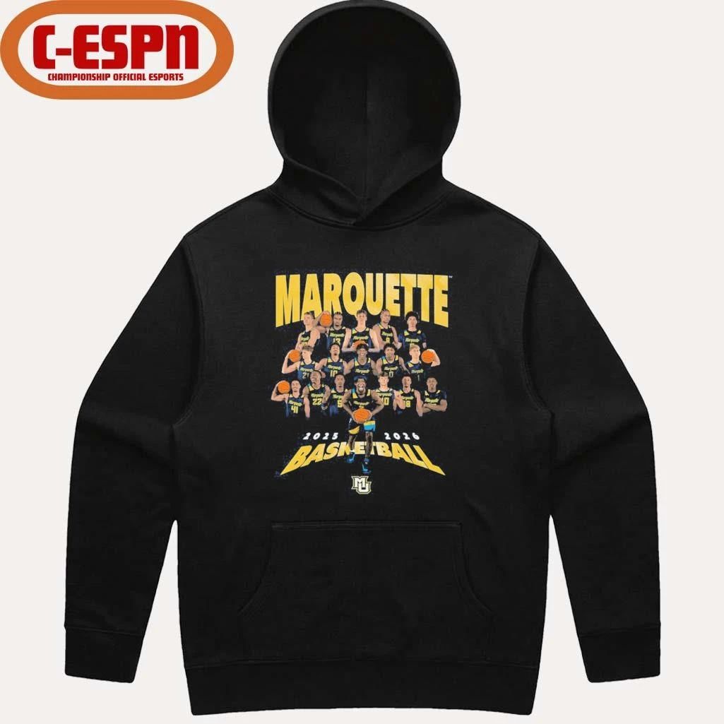 2025-2026 Marquette Men’s Basketball Team Shirt