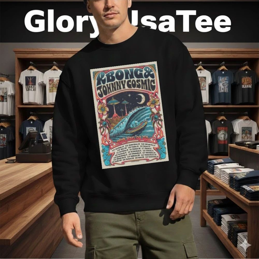 KBong And And Johnny Cosmic 2026 Infinite Waves Tour Shirt