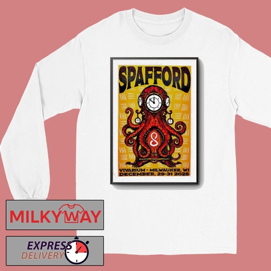 Spafford NYE In Milwaukee WI On Dec 29-31 2025 Poster shirt