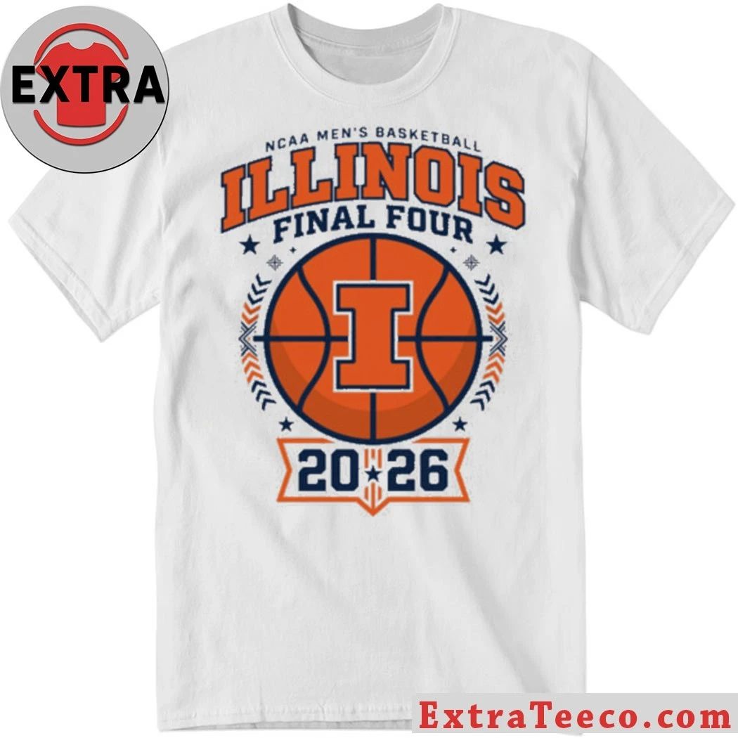 Illinois Fighting Illini Final Four NCAA Men’s Basketball 2026 Graphic T-Shirt