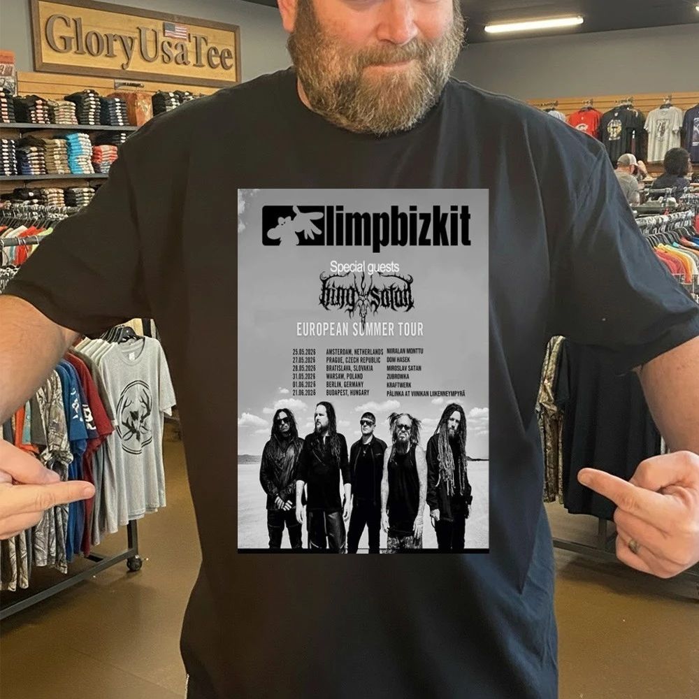 Limp Bizkit European Summer Tour 2026 Poster Shirt