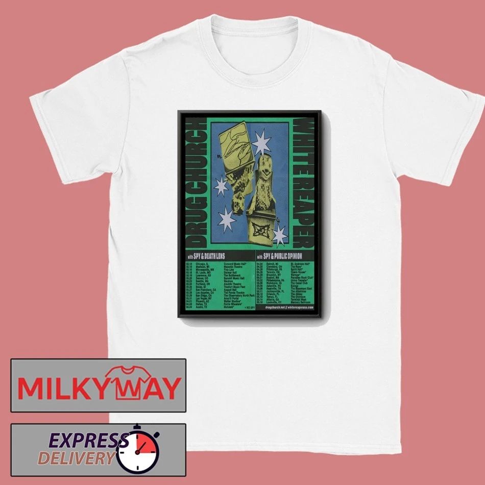 Drug Church Spring 26 Tour Poster shirt