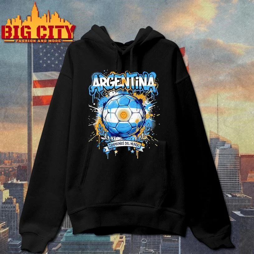 Argentina Football Soccer Player Flag Graffiti Father’s Day Shirt