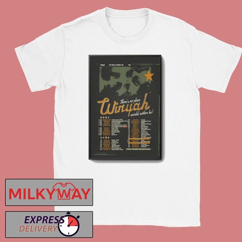 Winyah 2026 No Place I’d Rather Be Tour Poster shirt