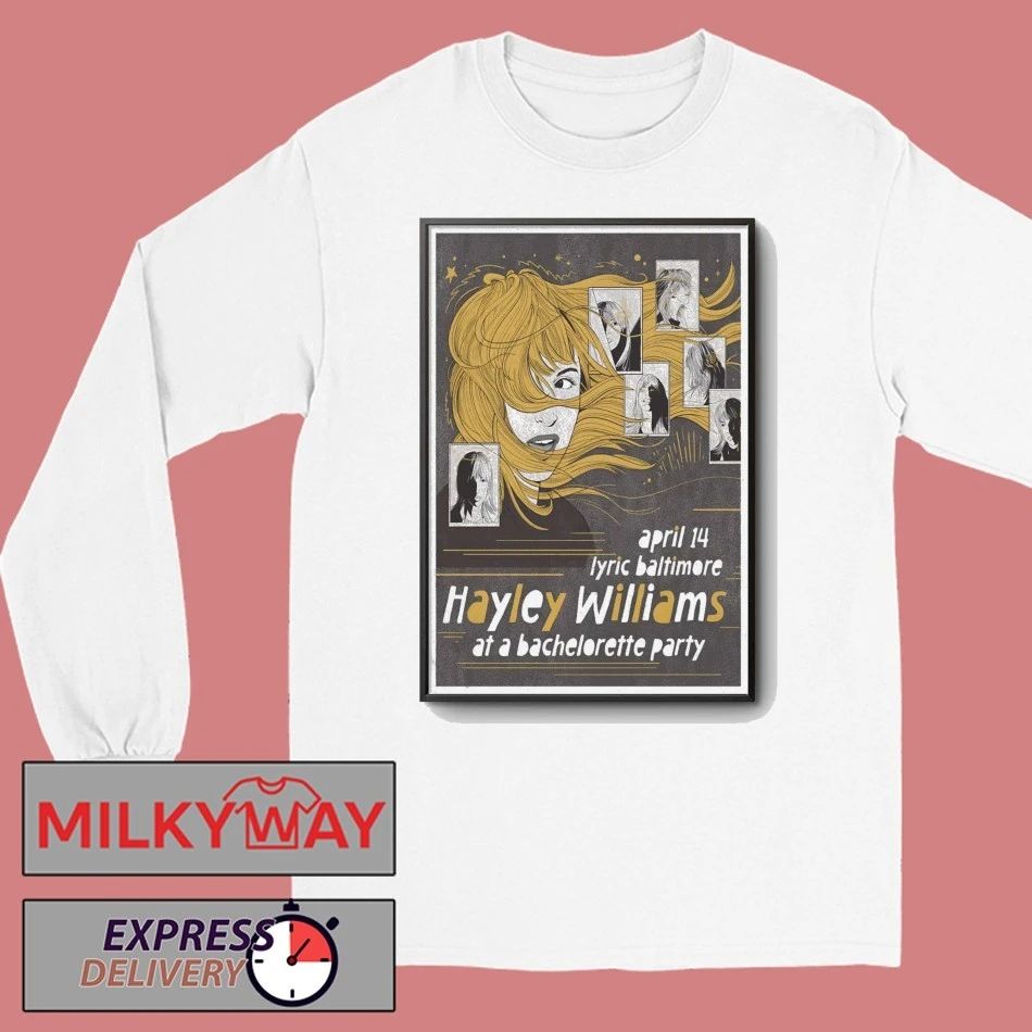 Hayley Williams Baltimore MD On Apr 14 2026 Tour Poster shirt