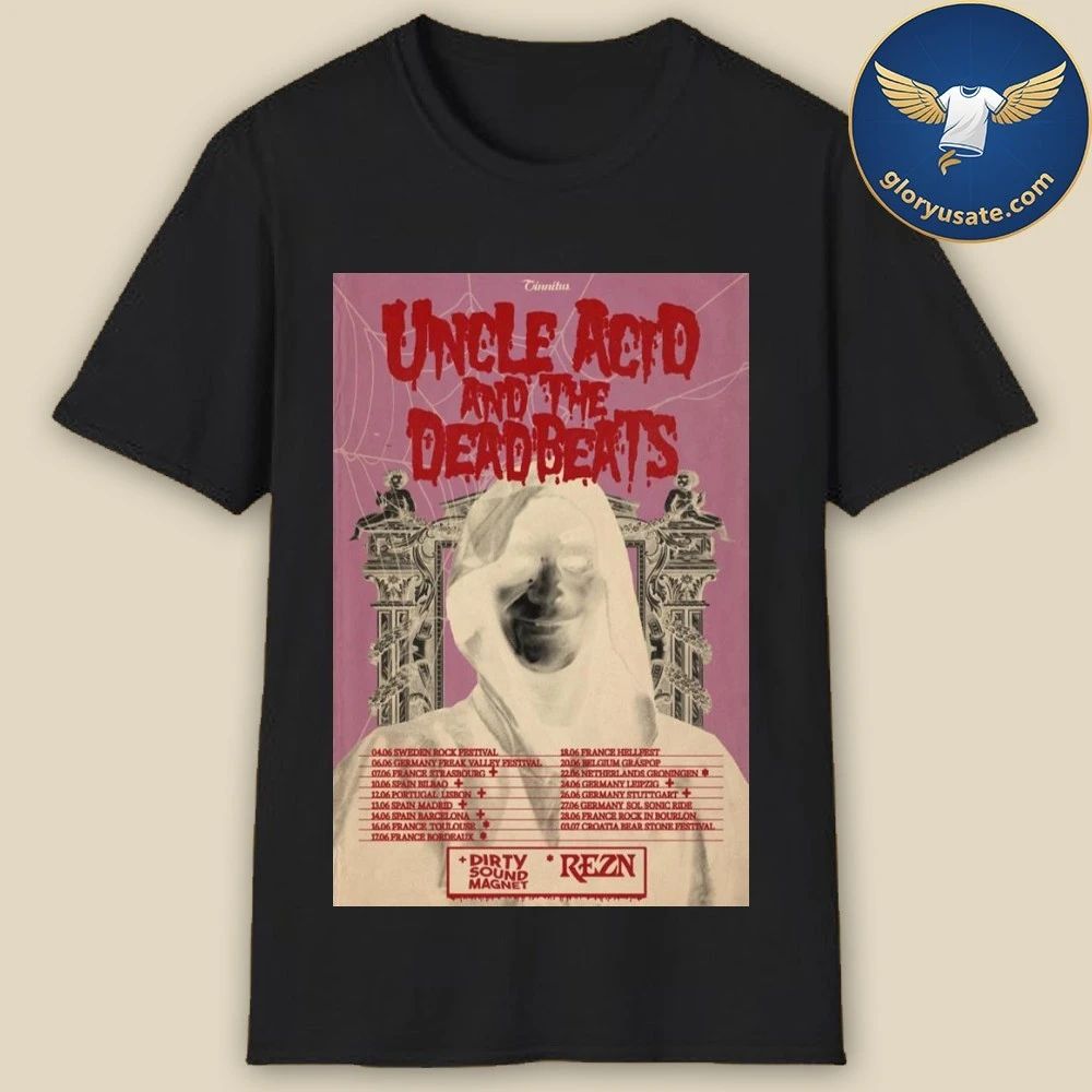 Uncle Acid And The Dead Beats Europe Tour 2026 Poster Shirt