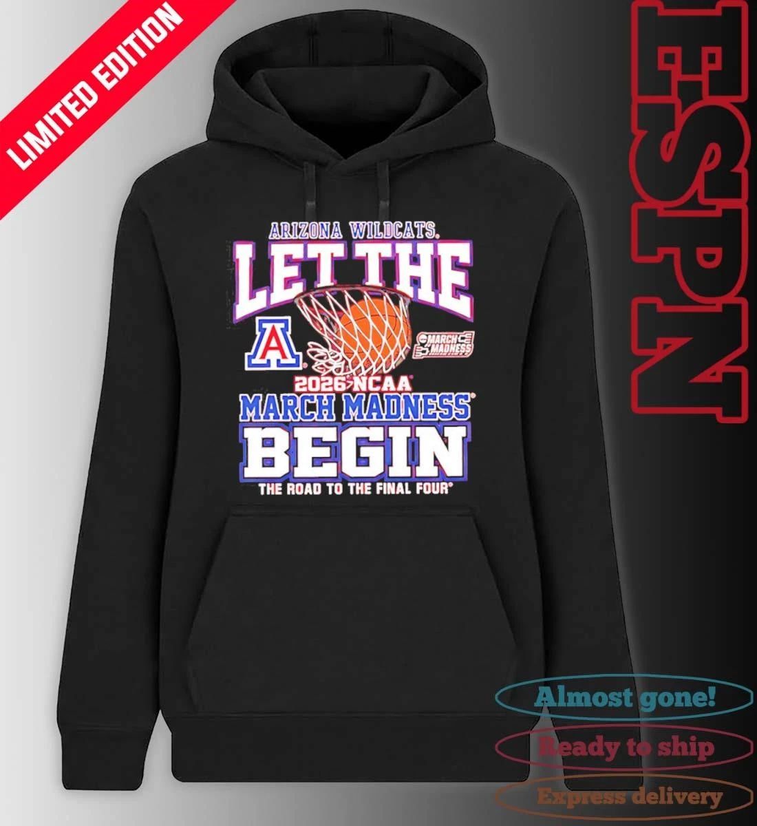Arizona Wildcats Let The Madness Begin 2026 Shirt