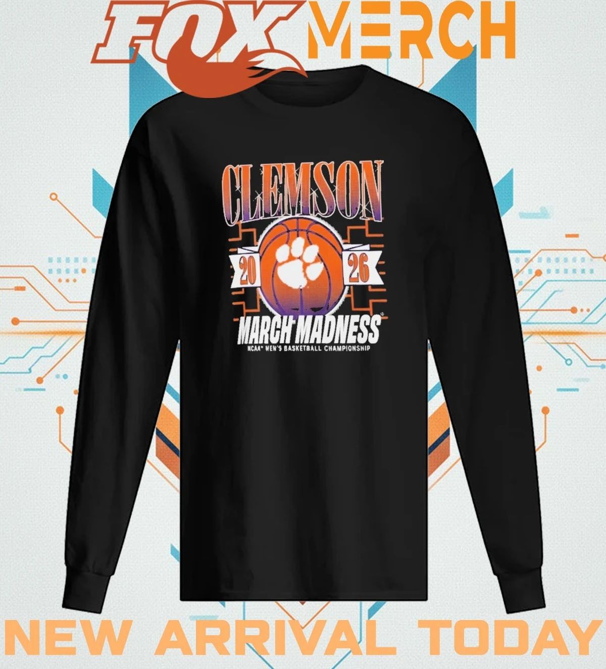 Clemson Tigers 2026 March Madness NCAA men’s basketball Championship t-shirt