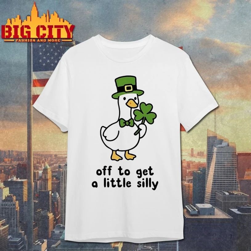 St. Patrick’s Day Goose Off To Get A Little Silly T-shirt